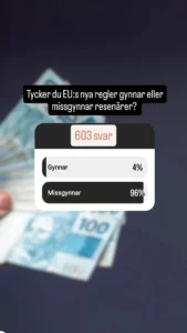 Vad tycker resenärerna?