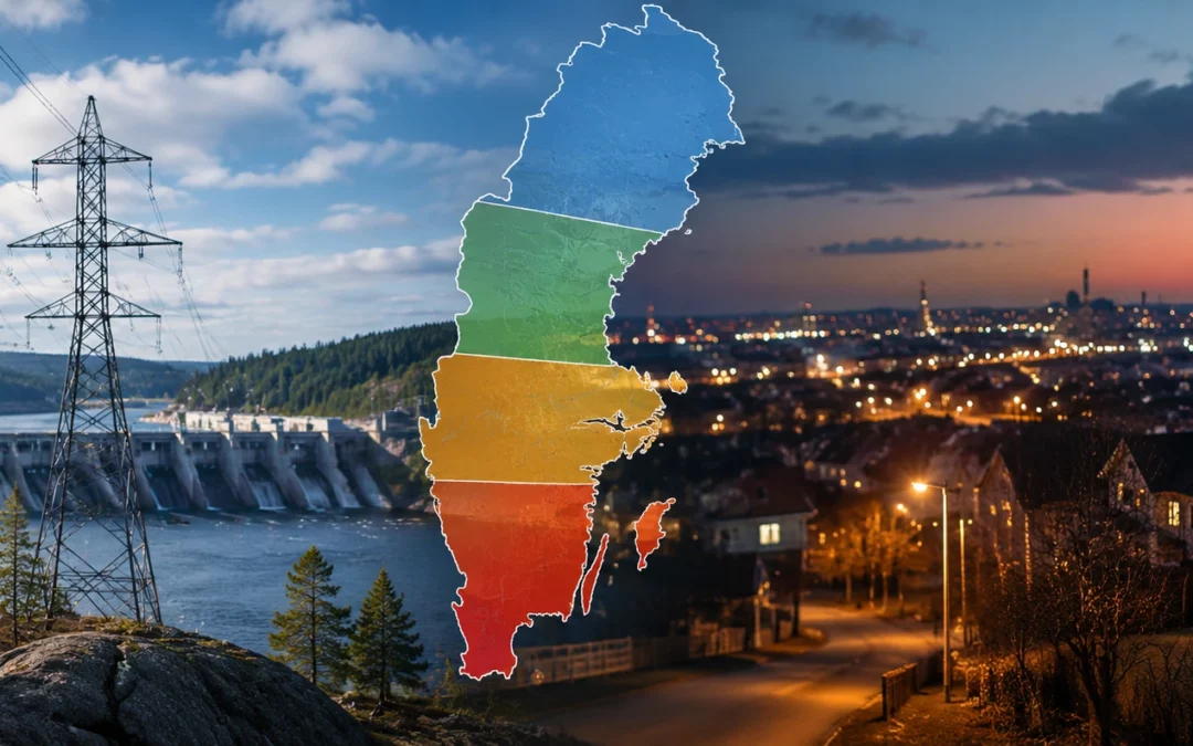 Varför är elpriserna olika i Sveriges elområden?