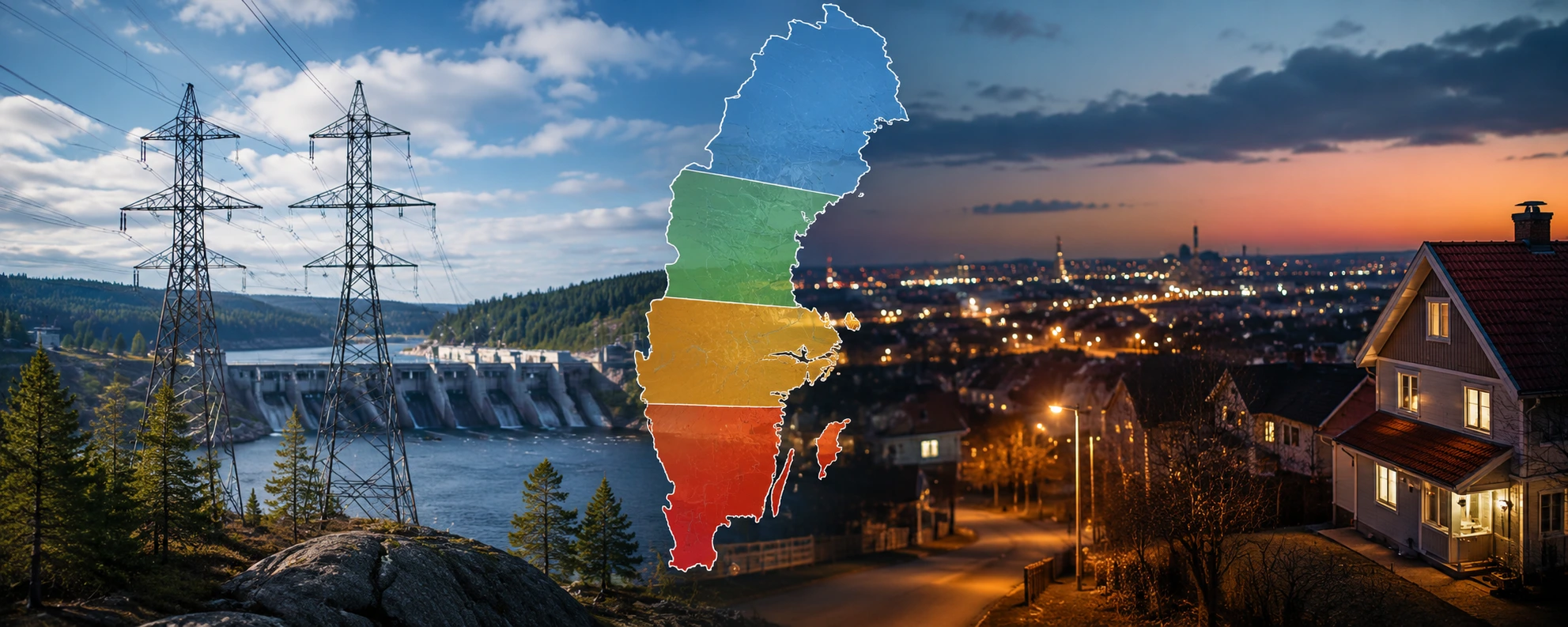 Varför är elpriserna olika i Sveriges elområden?